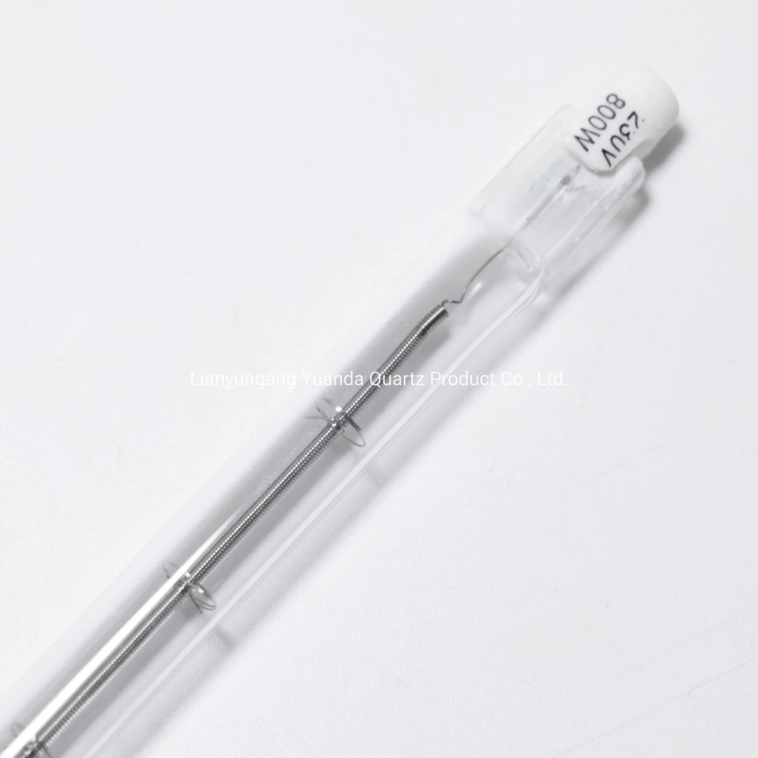 Manufacturers Hot Selling Semi-Plated White Halogen Tungsten Quartz Heating Tube Lamp