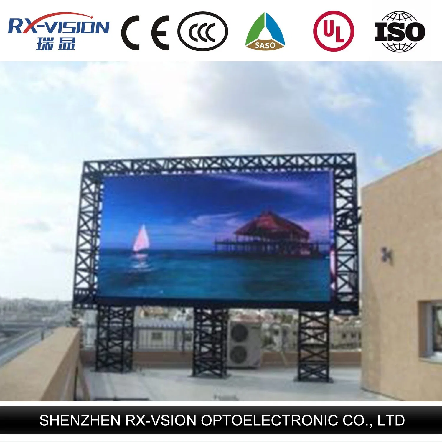 High Definition LED-Video-Wandbildschirm P2,5 P3 P4 P5 P6 Innen-LED-Anzeige für den Außenbereich