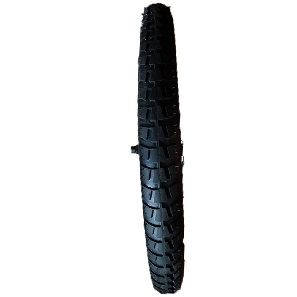 26 Inch Adult Bicycle Wheel Inflatable Rubber Tire with Steel Rim Cartfor Tool Butyl Rubber Inner Tyre Tubes Scrap