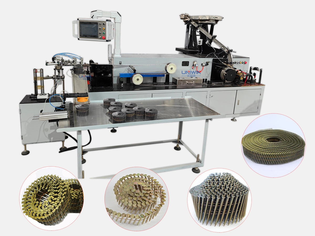 Ring/Screw Shank High Speed Nail Thread Rolling Machine Coil Nail Making Machine Manufacturer