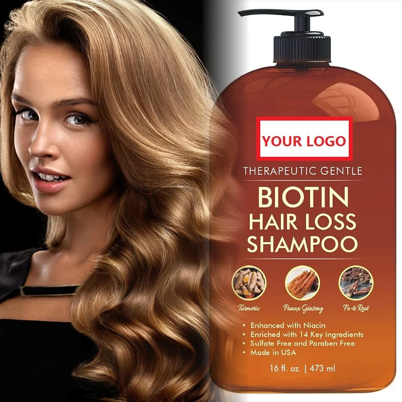 Anti Hair Loss Biotin Shampoo and Conditioner Set with Dht Blockers to Fight Hair Loss for Men and Women