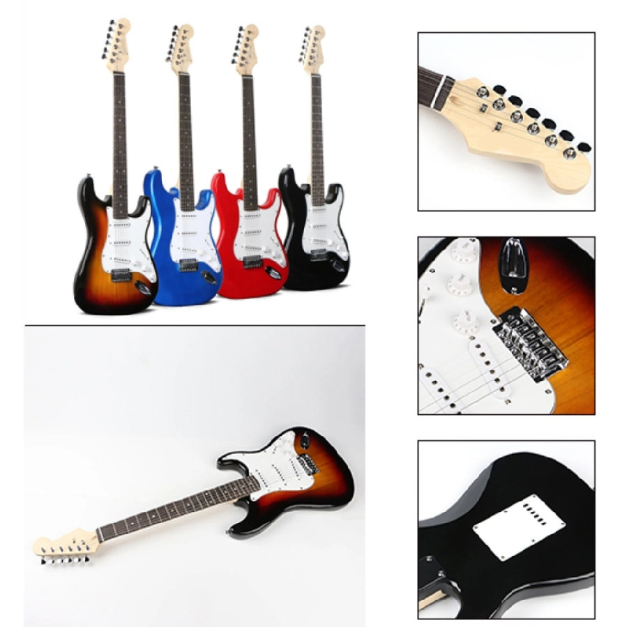 Guitarra Electrónica China instrumentos musicales de cuerda China Fabricante OEM Guitarra Kit