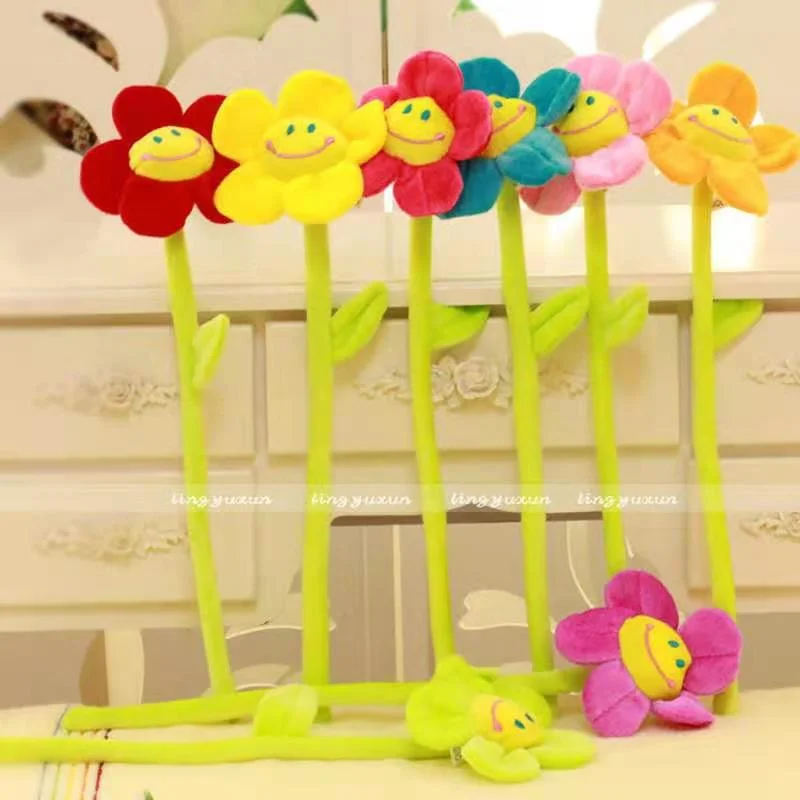 Stuffed Colorful Flowers Plush Toy for Gift