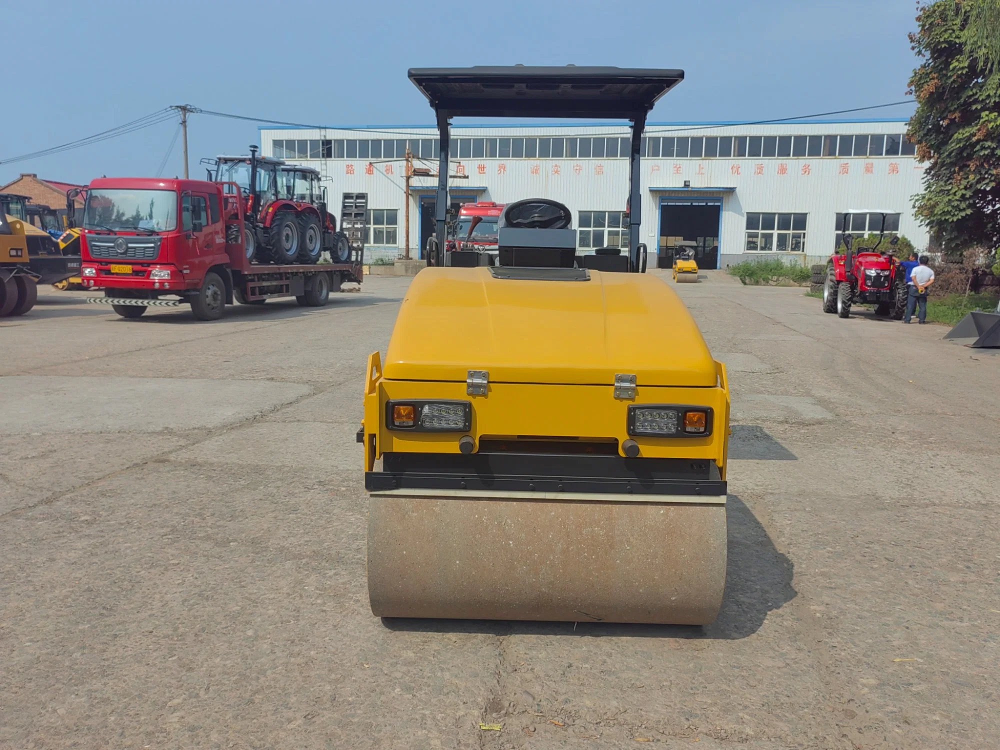 3tons Small Road Roller Double Drum for Asphalt Road Vibration Road Roller