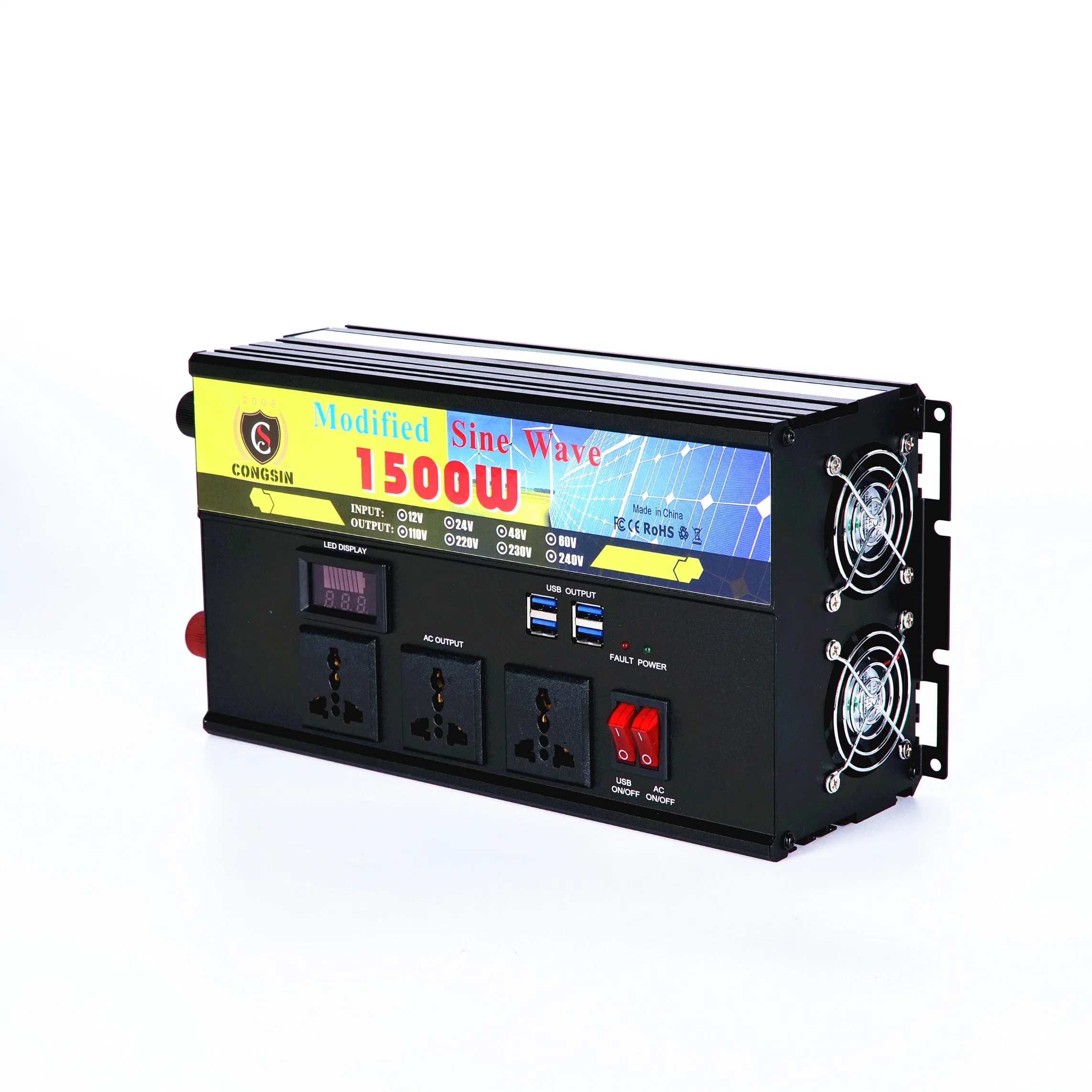 1.5KW modified sine wave inverter with LED display screen