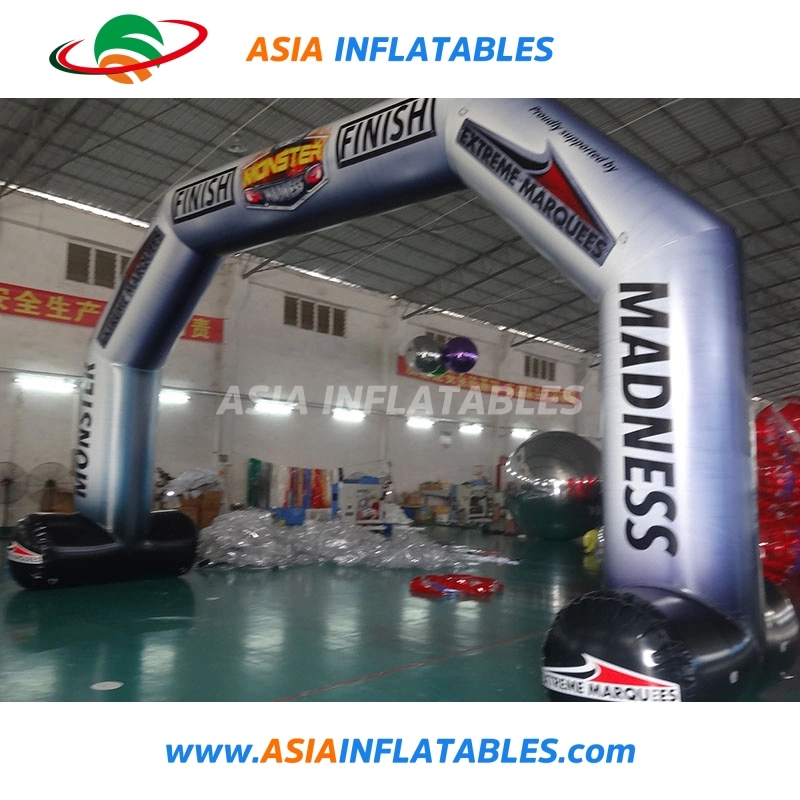 Air-Tight Inflatable Finish Line Floating on Water Arch for Water Sports Events, Start Finish Line Entrance Archway