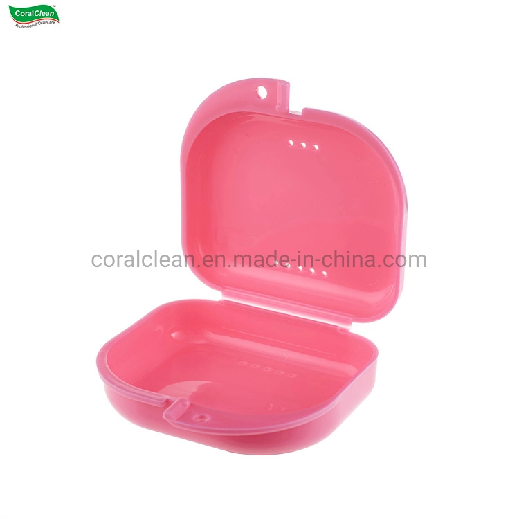 Manufacturer Logo OEM Cleaning Bath Box Denture Case Keep Clean