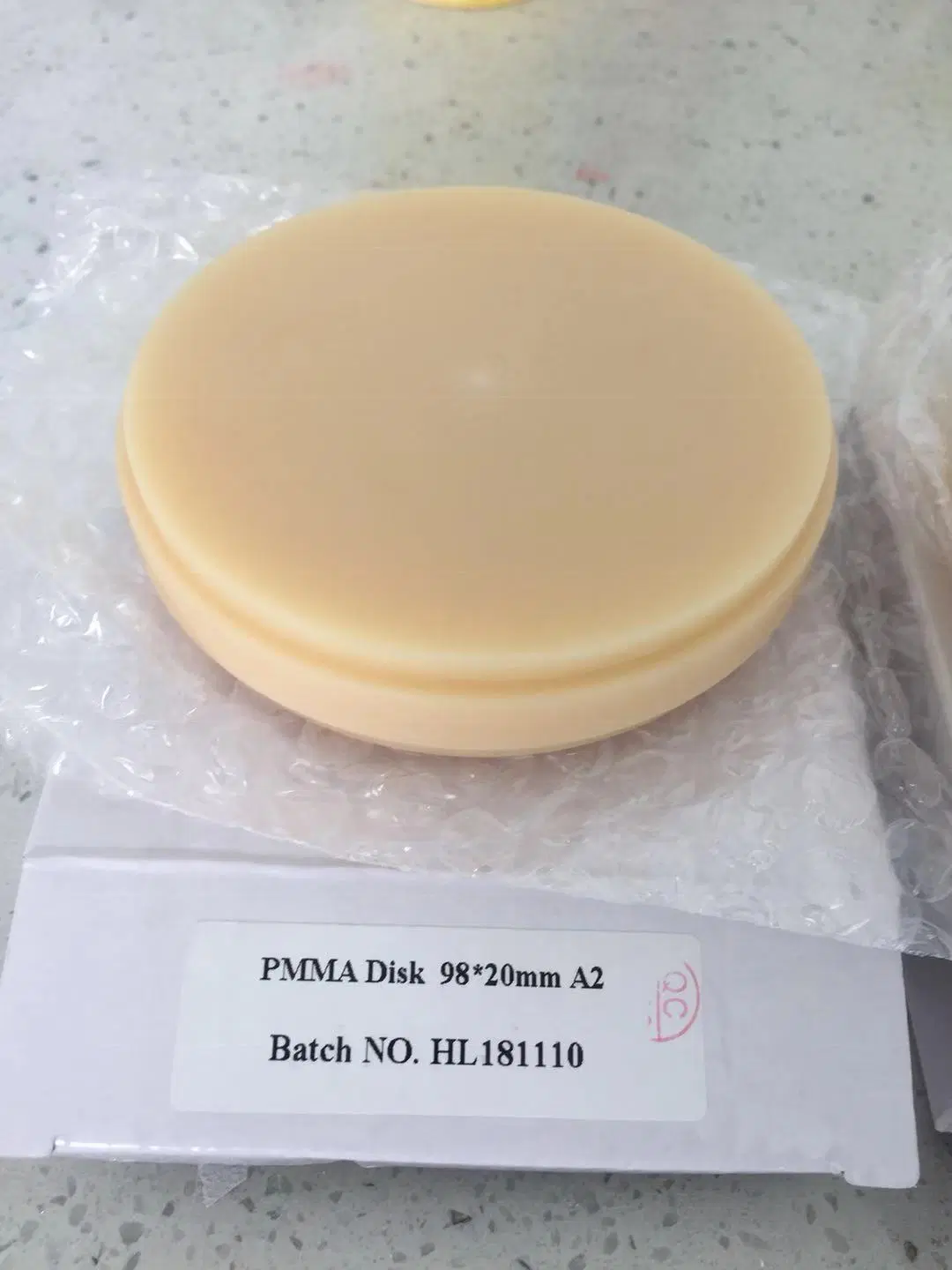 Dental PMMA Puck PMMA Manufacturer Clear Dental PMMA Blank