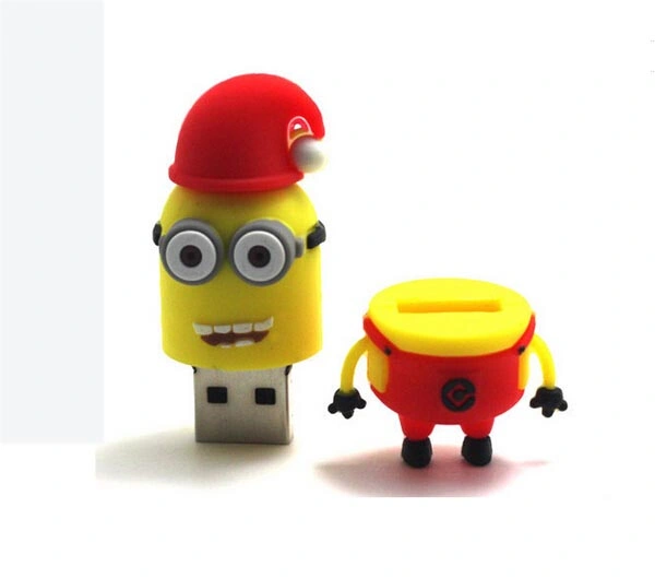Cute 3D Minions Modelo de juguete USB 2,0 8GB Memory Stick Diferentes modelos Unidad de memoria Flash para ordenador / Tablet PC