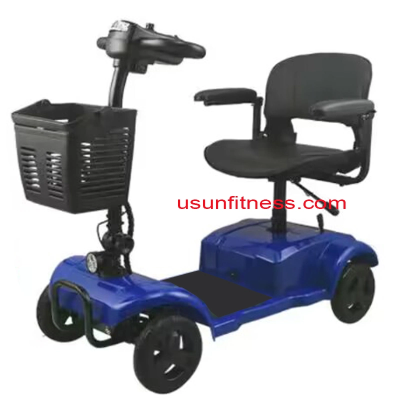 Four Wheels Disabled Electric Folding Mobility Scooter for Elderly Adult Handicap Mobility Electric Scooter