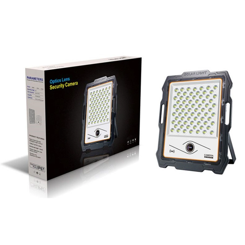 Integrated Solar Flood Light LED 400 Watt with CCTV Floodlight Camera