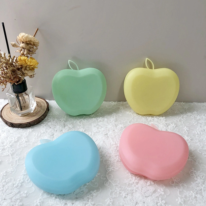 Creative Apple Shape Ice Cube Silicone Mold Restaurant DIY Ice Cube with Home Handmade Ice Cream Silicone Molds