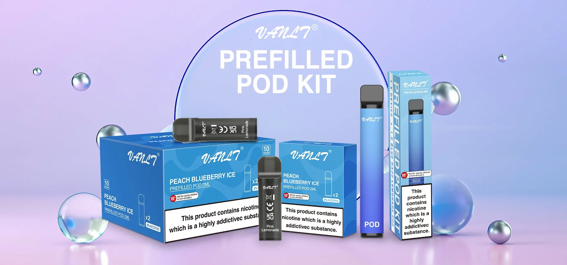 Vanlt sabores personalizados e jugo Pod recargable Vape 800 inhalaciones