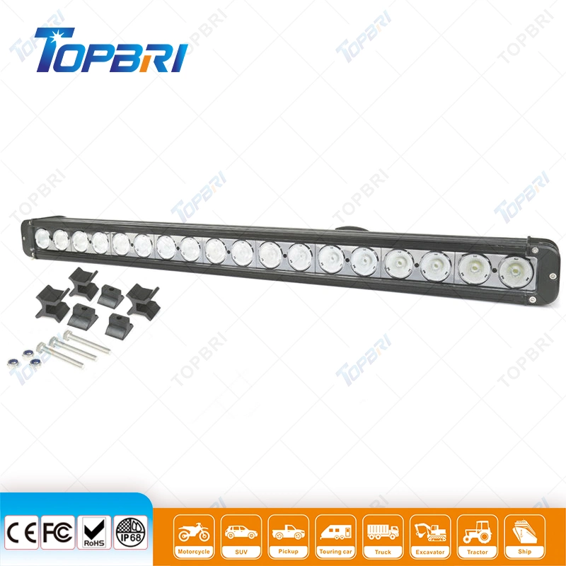 Barras de luz de trabalho LED CREE 4X4 à prova d'água para jipes Wrangler fora de estrada, ATVs, carros, motocicletas, tratores e caminhões.