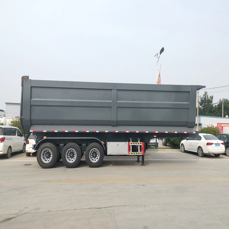 Luckin U Shape Tipper/Dump/Tipping Semi Trailer with Spring/Air Bag Suspension