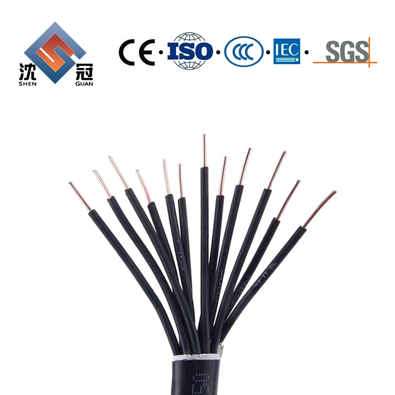 Shenguan Tin Copper Core Wire Signal Transmission Multimedia Cable Low Medium Voltage Wiremining Cable