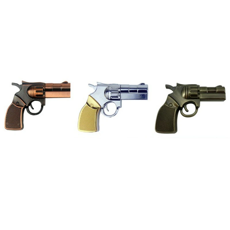 Special Shape USB Flash Drive in Metal Gun Shape