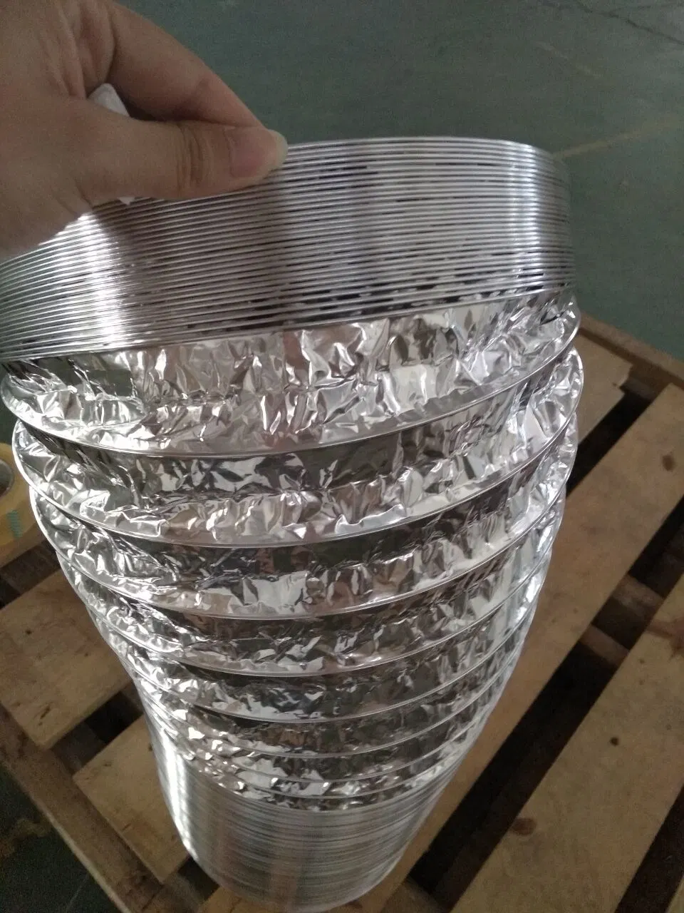 Flexible Aluminum Single Pipe for Ventilation