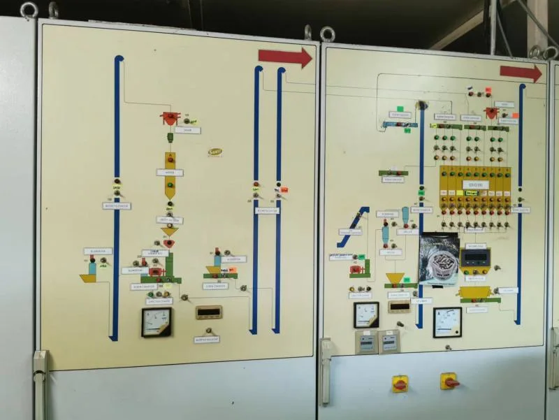 Analogbildschirm elektrisches Steuersystem des Kuh Schafs Futter Anlage