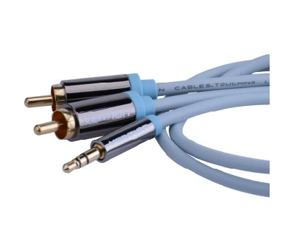 De 3,5 mm estéreo 2m a 2Cable RCA Cable AV buena