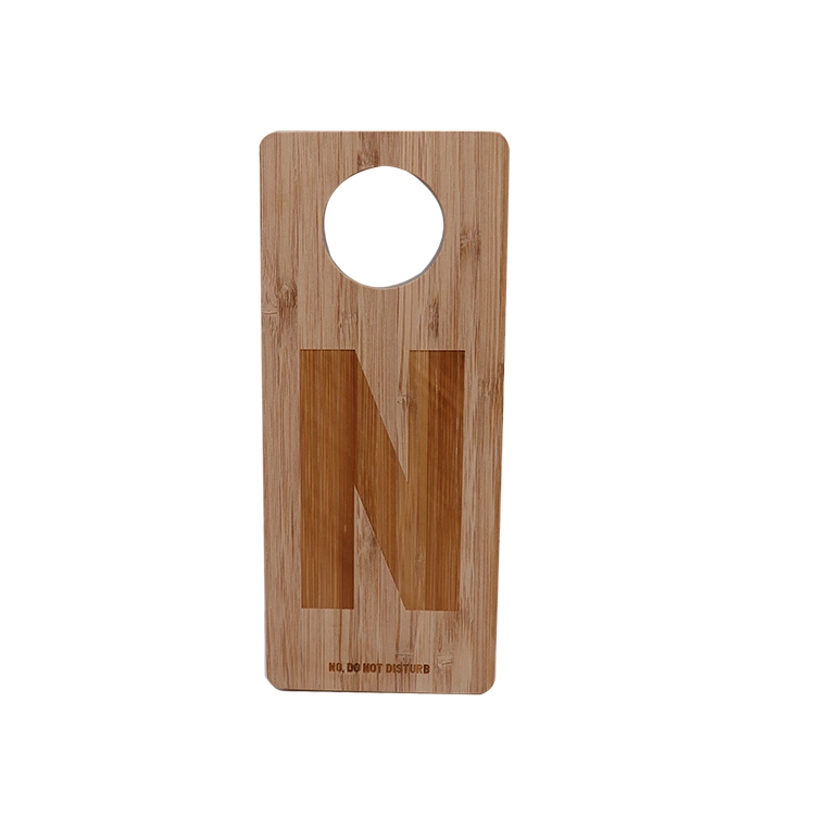 Best Selling Color Printing Custom Bamboo Door Knob Hanger