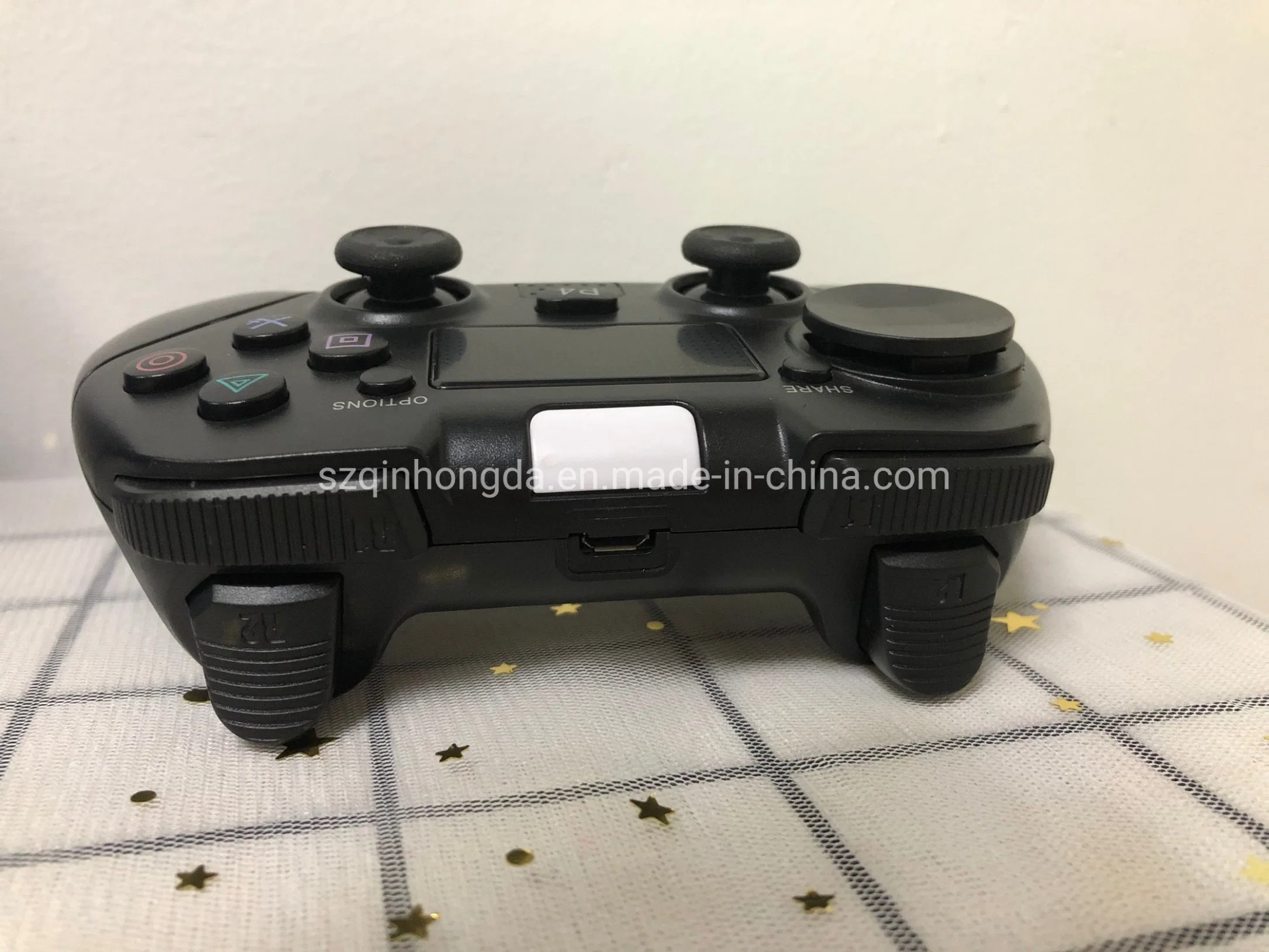 Pour PS4 contrôleur sans fil pour Playstation 4, Professional pour manette de jeu PS4, avec double vibration panneau tactile Joypad, instantanément en temps opportun pour partager Joystick