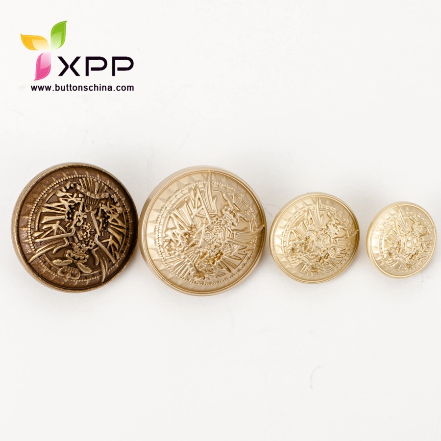 China Manufactory Button Alloy Button for Garments or Government Garments