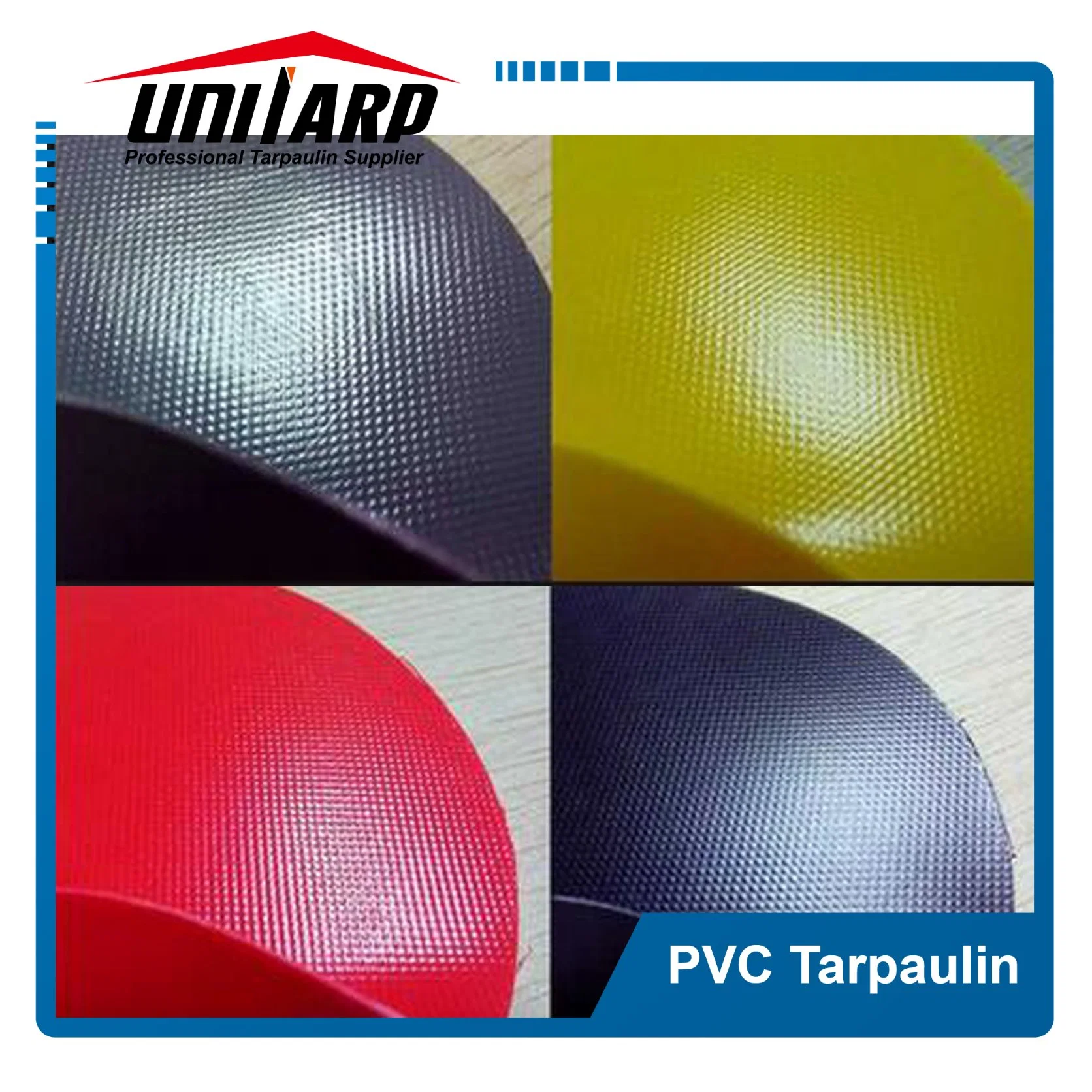 0.9mm High Tensile PVC Coated Tarpaulin Fabric for Boat/ Tank