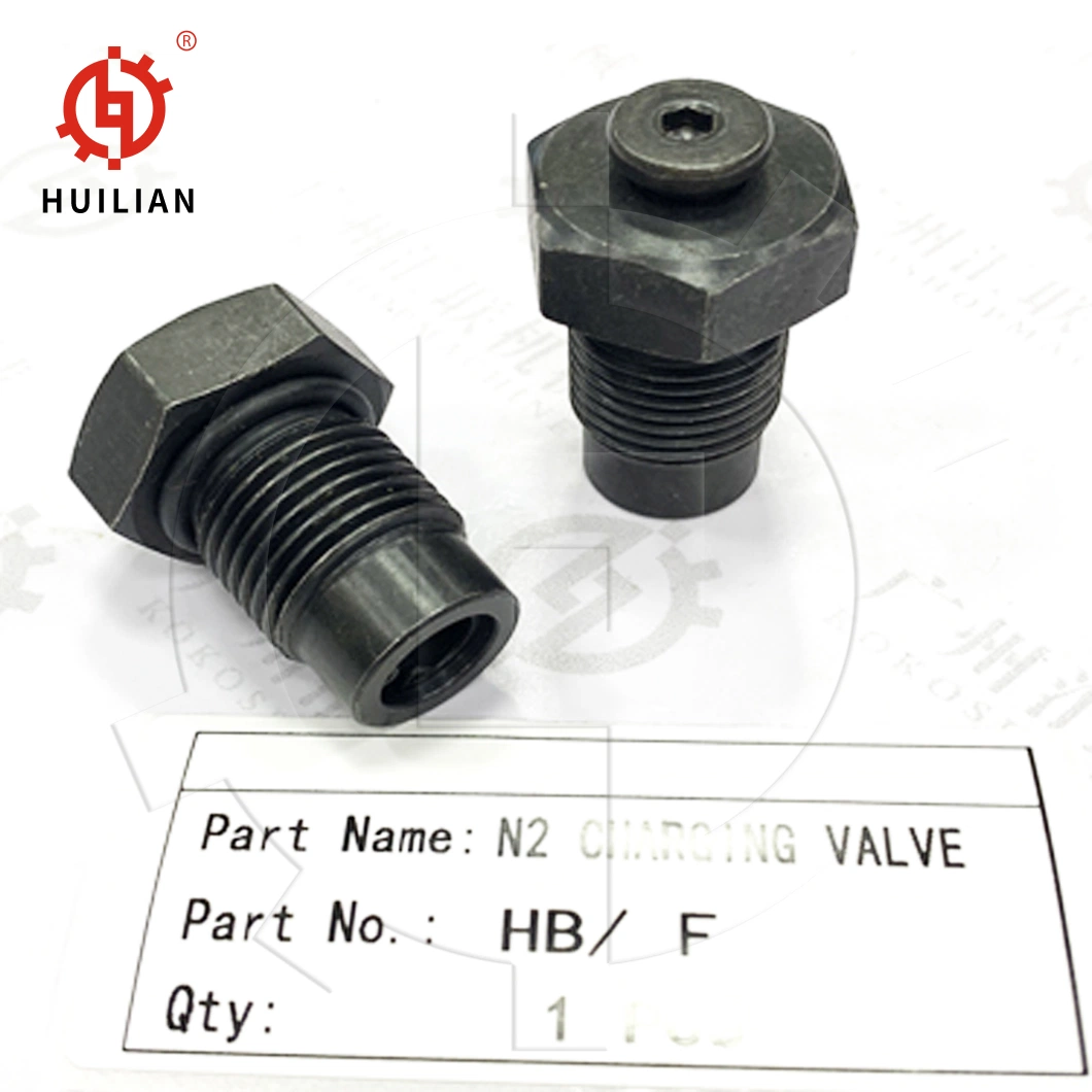 Hydraulic Breaker N2 Nitrogen Gas Charger Valve Spare Part for Furukawa Fine Brands