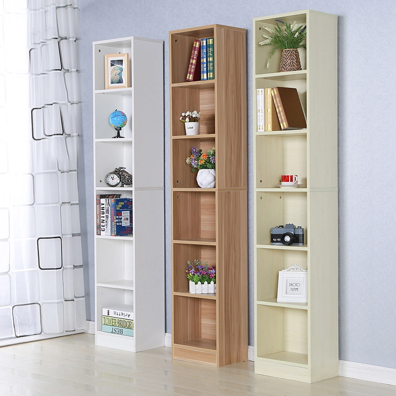 European Style Simple Cheap Storage File Cabinet Wooden MDF Bookshelf Book Shelf