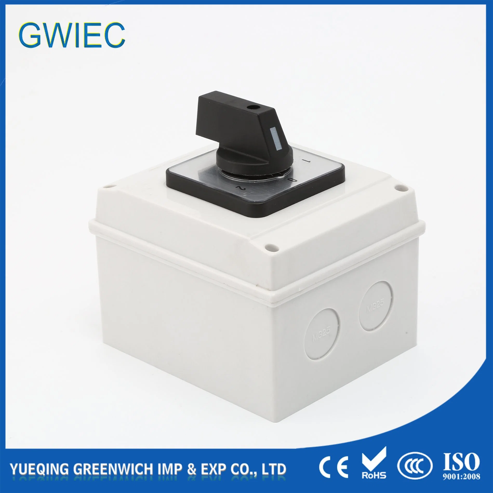 Single Button 2 Way Gwiec Wenzhou, Zhejiang, China Switch Box