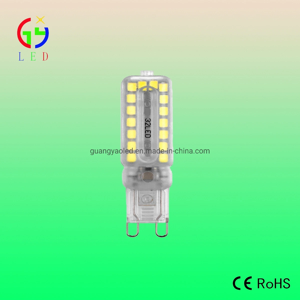 Ultra Bright LED G9 32SMD with Frosted Cover, LED G9 7W Plug-in Bulbs, LED G9 Slim Lamp for Kitchen Appliances etc