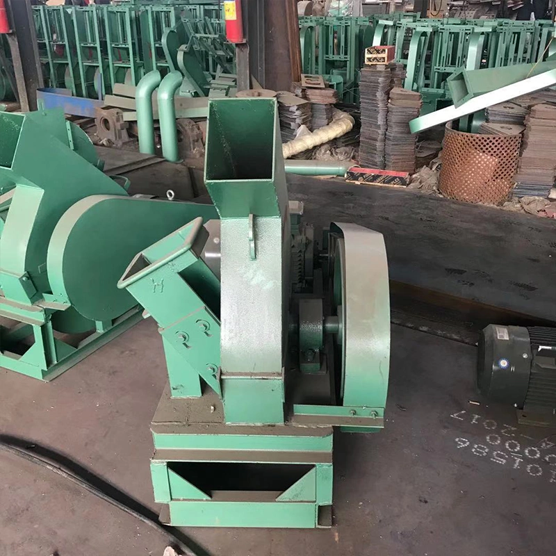 Tree Log Wood Crusher Pulverizer Wet and Dry Leaf Crusher Machine Wood Shredder