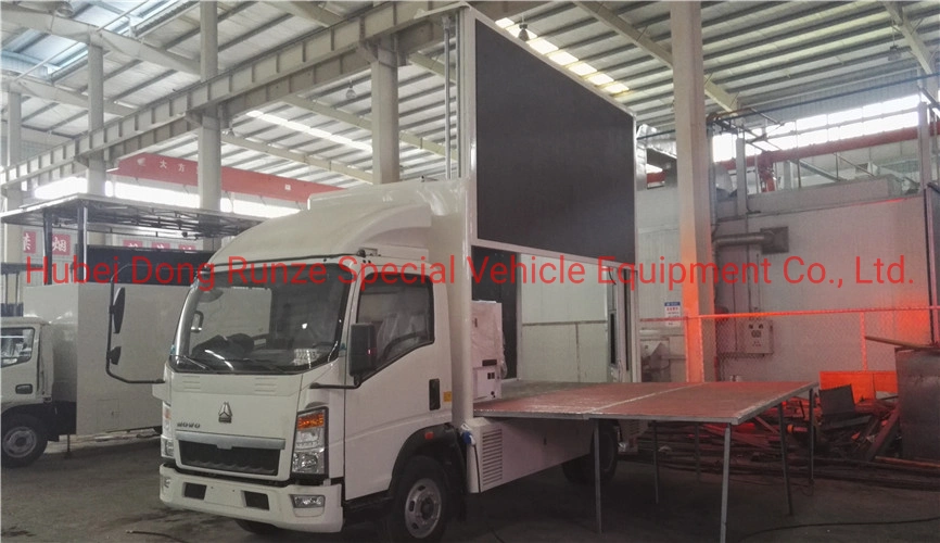 Sino Truck HOWO LED Advertising Truck, HOWO LED Billboard, Sino Truck HOWO Светодиодный рекламный щит, китайско-грузовый грузовик HOWO Mobile LED Stage Truck, Китайско-грузовый Светодиодный дисплей HOWO