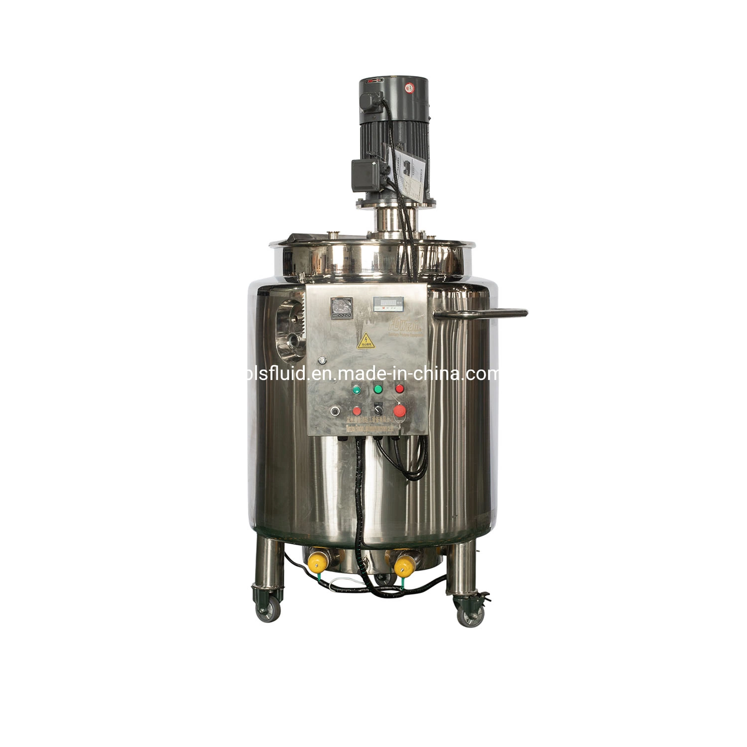 0-2800rpm 500 Liter Electric Heating Mixing Tank with Agitator