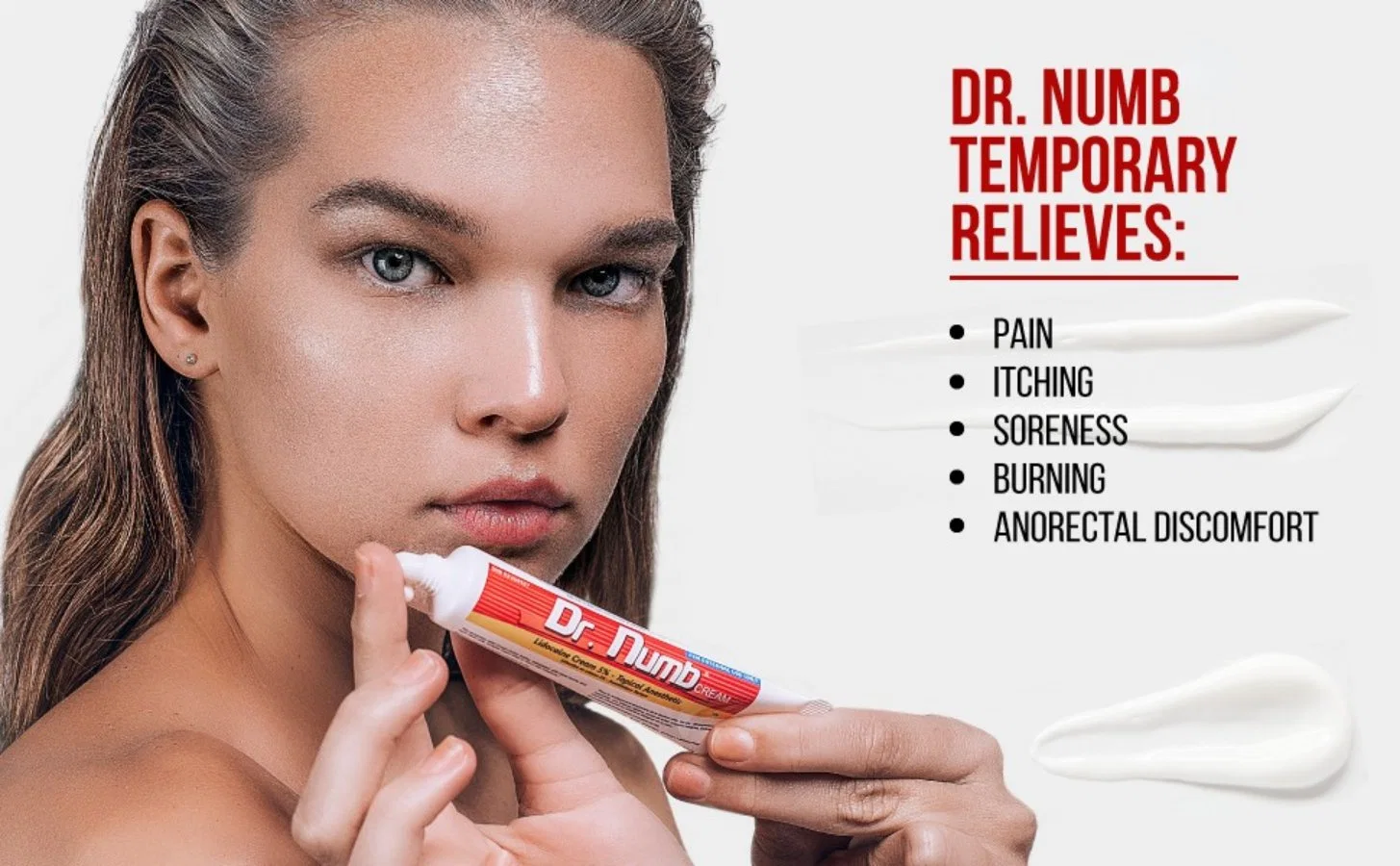 Fábrica OEM Dr Numb Crema de maquillaje permanente ceja instantánea Alivio del dolor y la hinchazón Crema anestésica tópica