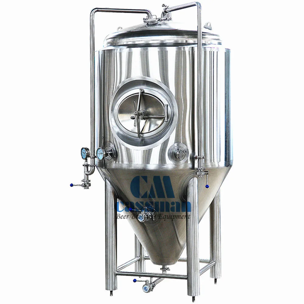 Cassman Steam Heating 3 Vessels SUS304 1000L Brewing Machine