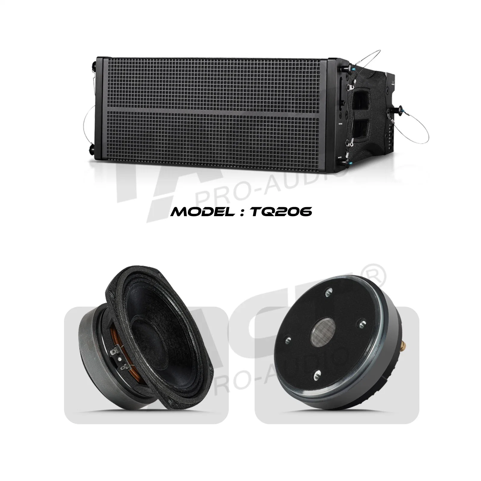 الصوت المهني TACT Tq206 Line Array Speaker for Church, Conference Hall