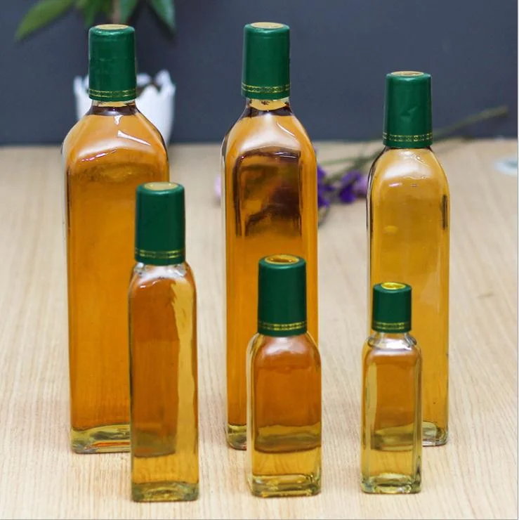 100/250/500/750/1000ml Olive Oil Package Bottle Oil Storage Glass Bottle with Screw Cap