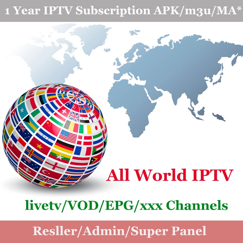 Europe IPTV Italie Suisse Royaume-Uni Danemark Norvège serveur pour Android Box Alll Device arabe IPTV 24h Test gratuit Démo Abonnement IPTV Nord America