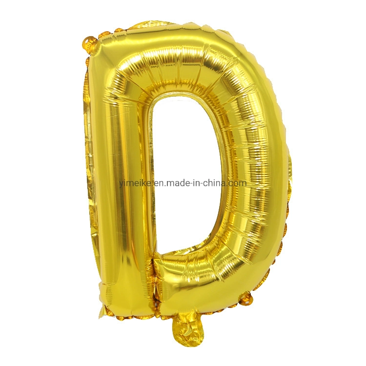 Grasa delgada y la versión 16" Carta de la fiesta de cumpleaños globos decoracion de Bodas Globos de papel de aluminio