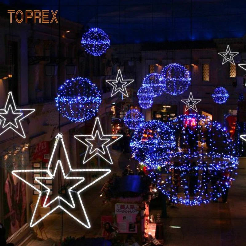 Wholesale/Supplier King Large Giant Outdoor Metal LED Lighted Decoration Christmas Star