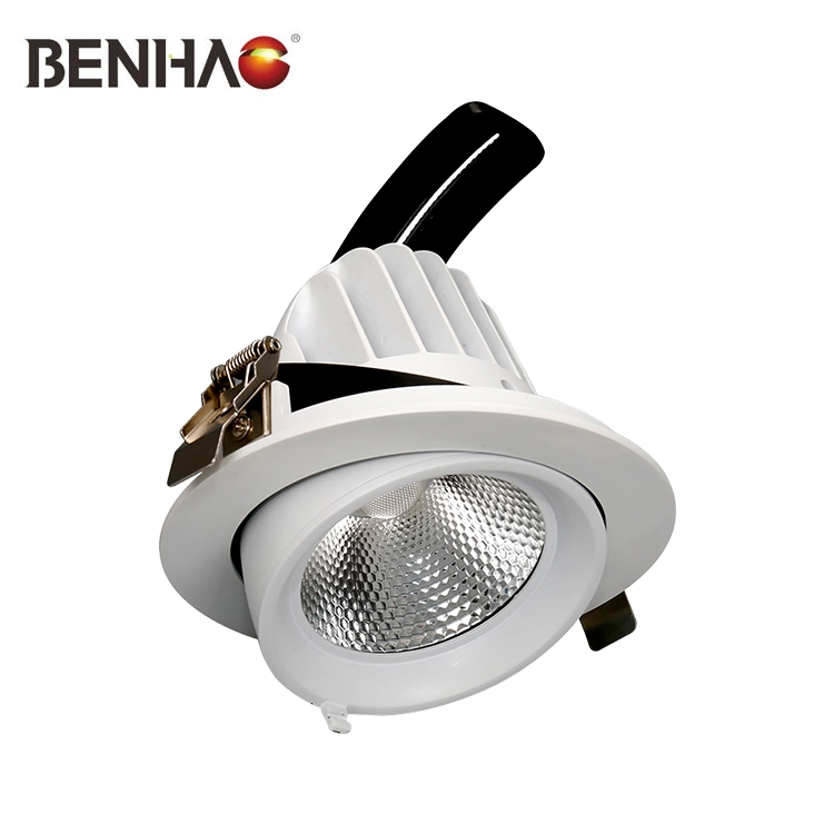 LED Embedded 360 Grad Drehbarer Showroom kommerzieller COB-Scheinwerfer Downlight