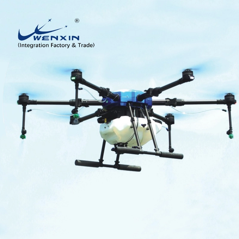 6/10/16/30L Pulvérisateur de protection des plantes électrique rechargeable Uav Drone T40 avec batterie au lithium intelligente.