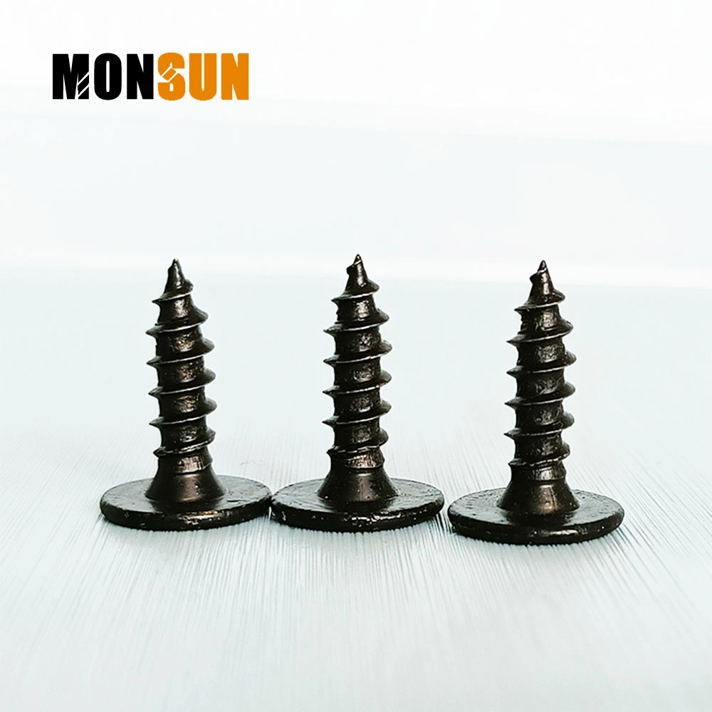 Black Phosphate Pancake Head Phillips Drive Self Tapping Screw Specialty Furniture Screw /Cabinet Screws