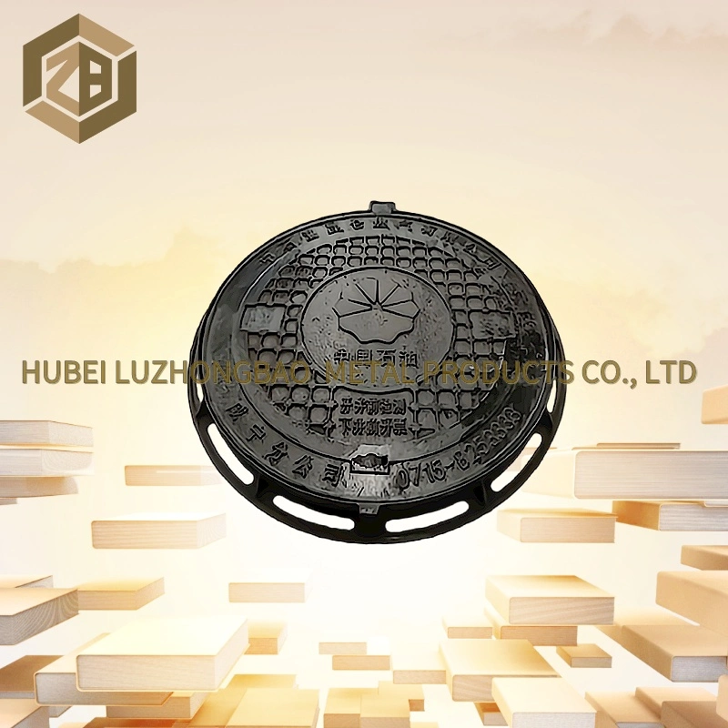 Coating Bitumen Negotiable Roadway Use 700mm Diameter Round Dutile Iron Manhole Cover