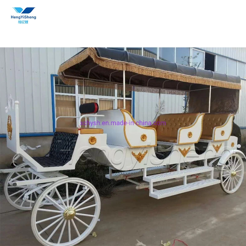 Cheap Price Chinese Sightseeing Electric Horse Carriage for Sale