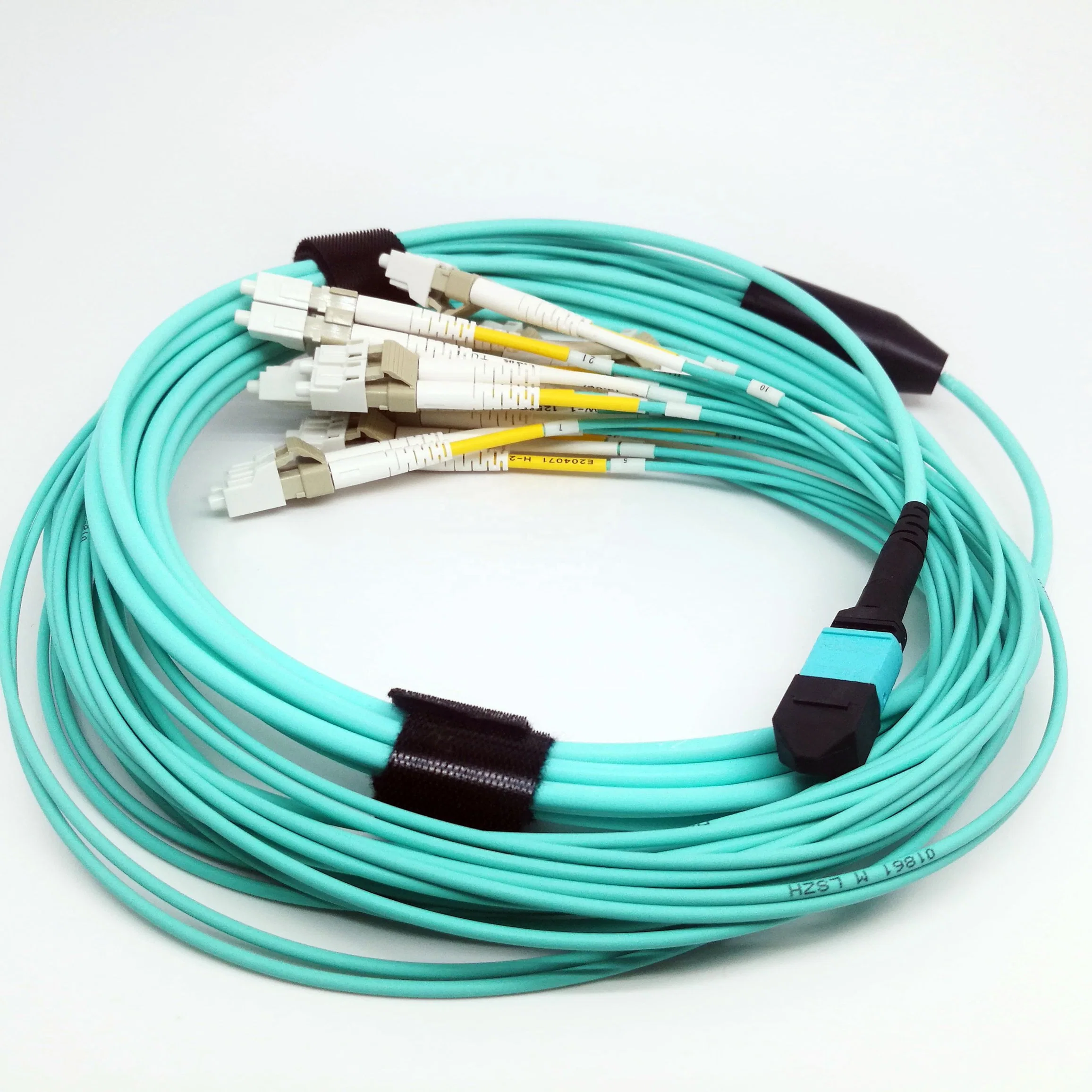 12 Strands Multimode Fiber MPO Cables for Data Center