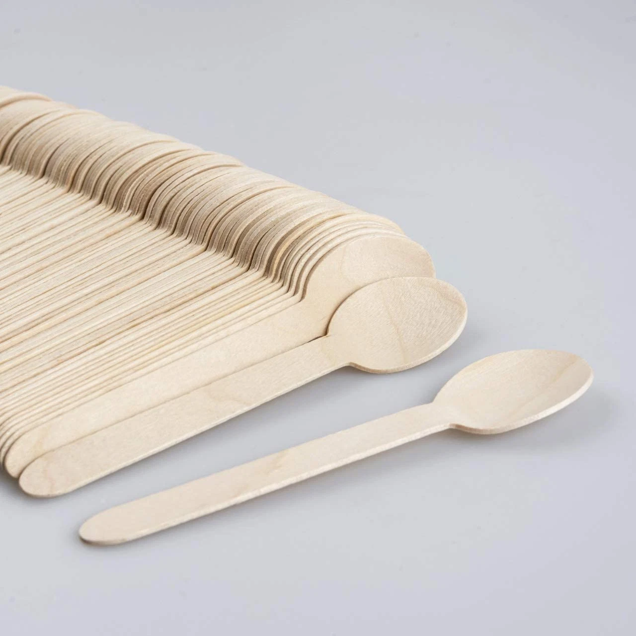 Eco-Friendly Disposable Wooden Knife Fork Spoon for Dinner for Takeaway and Delivery Food