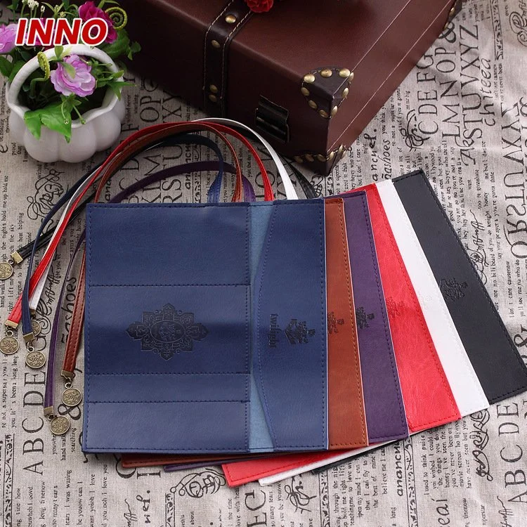 Inno-R012 Manufacturer Wholesale Retro Soft PVC Leather Bag Set for Pencil and Brush, Custom Logo Eco-Friendly